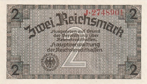 Currency germany 1939 ww2 - germany,